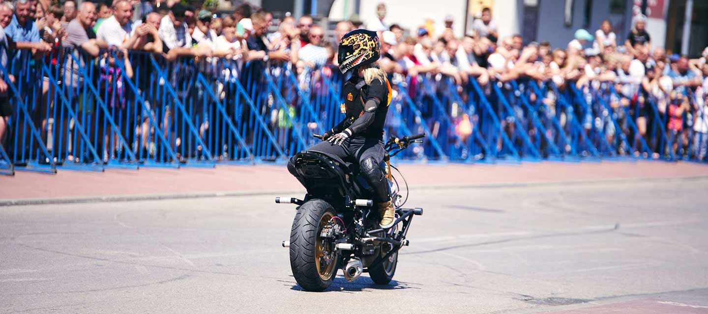 How did you go from that into stunt riding?